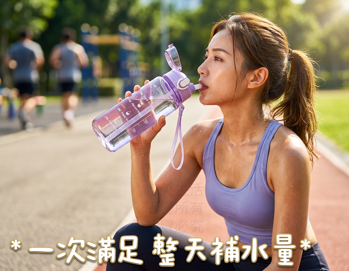 飲力覺醒 時光刻度彈蓋壺(1組2入)