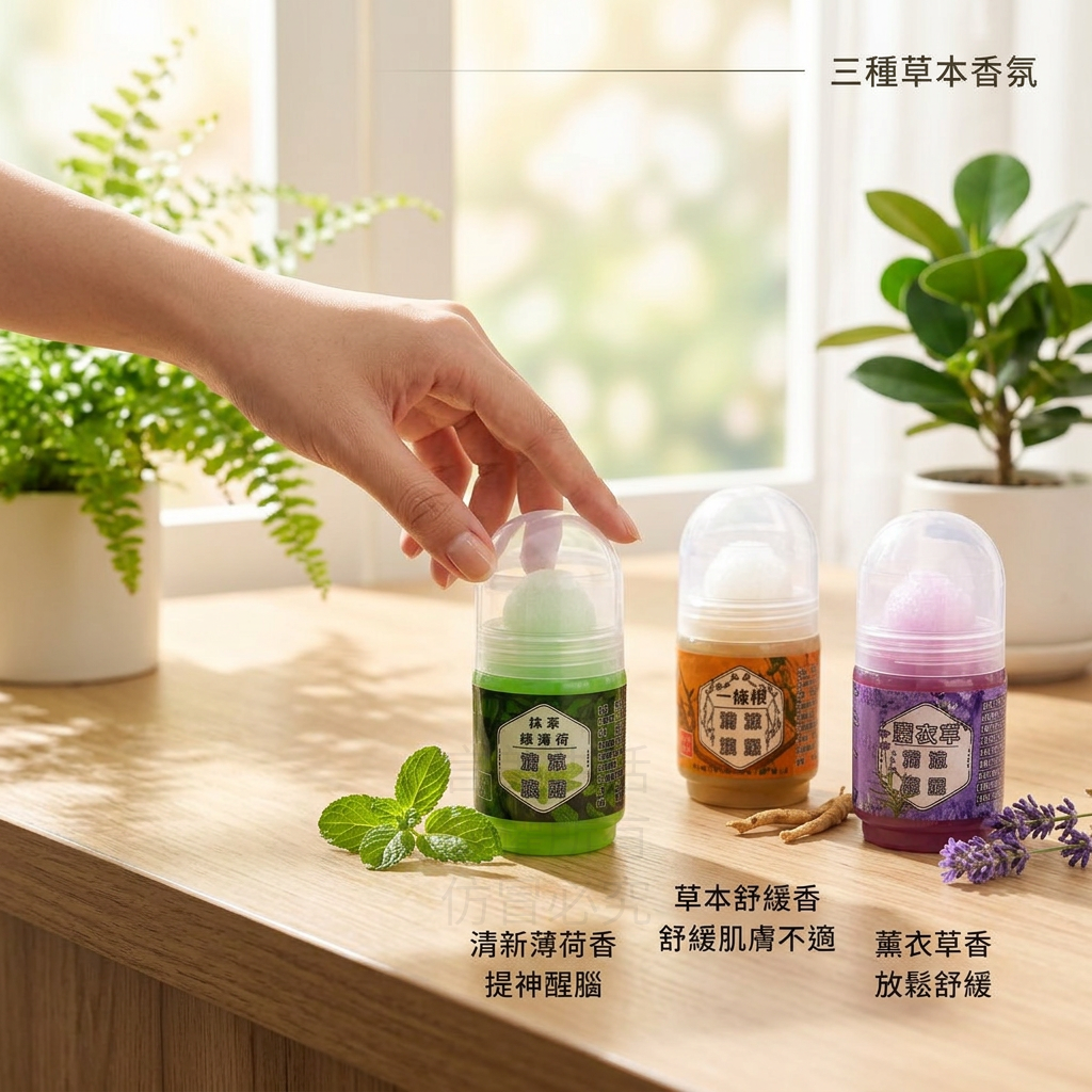 森呼吸隨身療癒滾珠精油(1組3瓶)