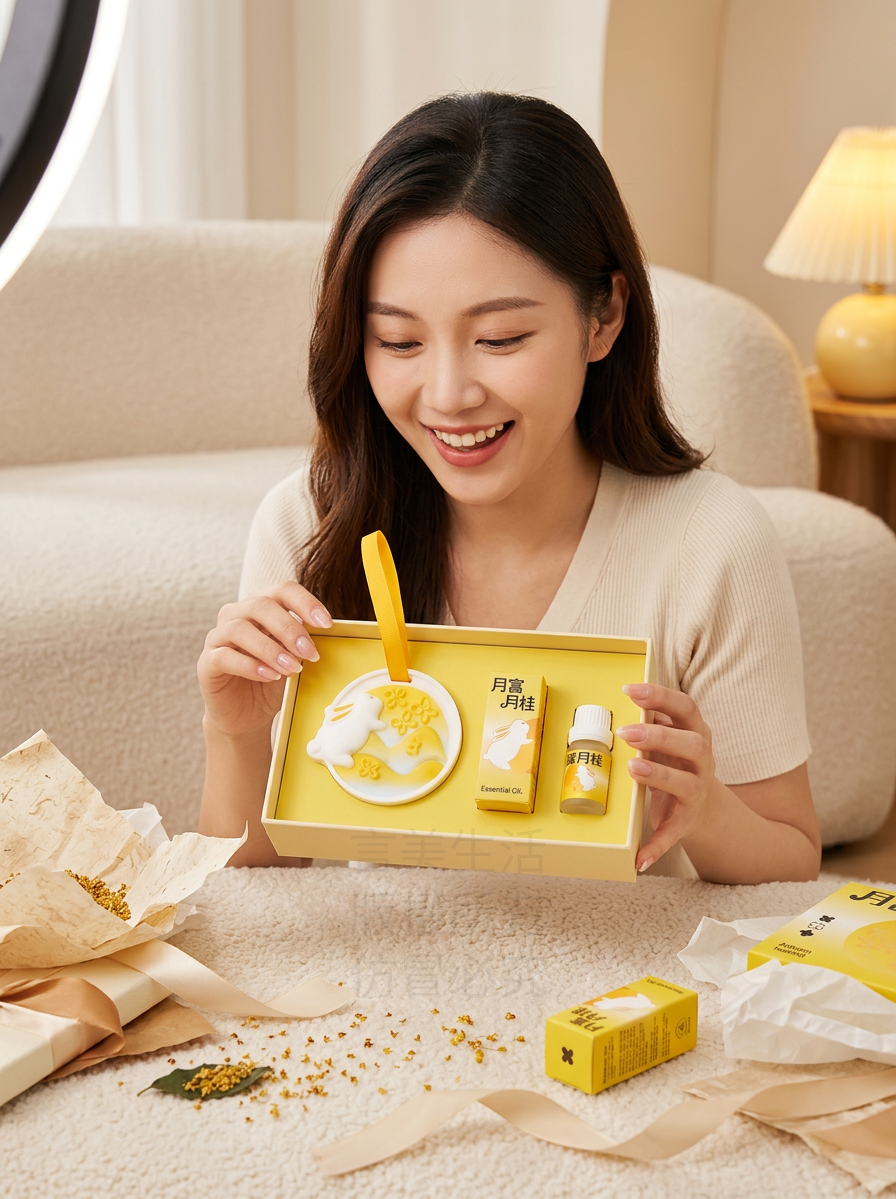皇室月兔立體擴香雕塑禮盒(1組3盒)