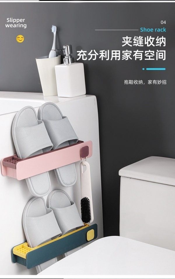一變三壁掛折疊鞋架(1組2入)