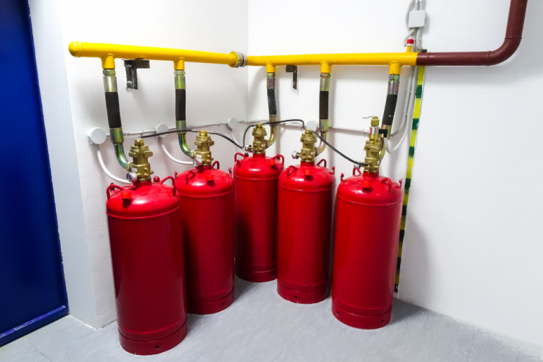 Fire Suppression FM-200 installation