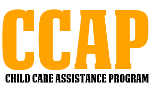 a logo for the child care assistance program