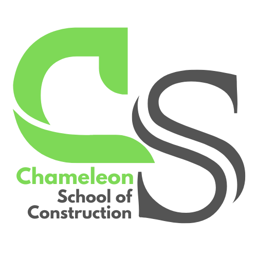 A logo for chameleon skills is on a green background.