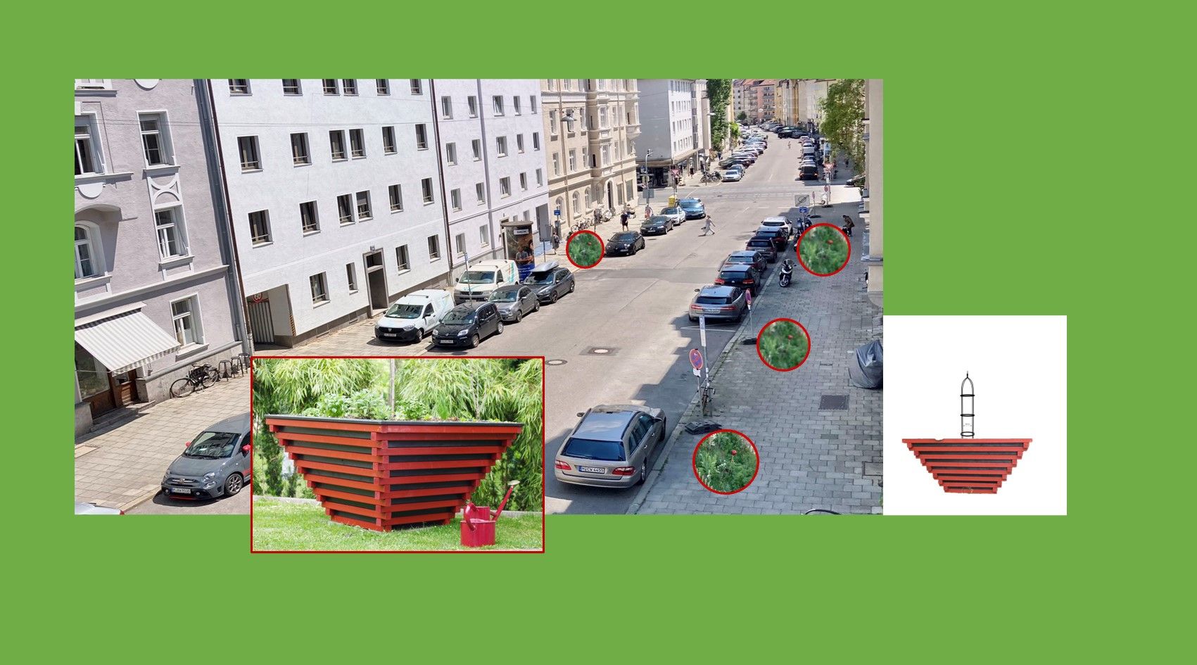 PilotProjekt grüner Gehweg GrünPaten