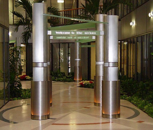 A Sign that Says Welcome to The African on It