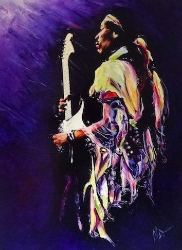 #jimihendrix painting 
