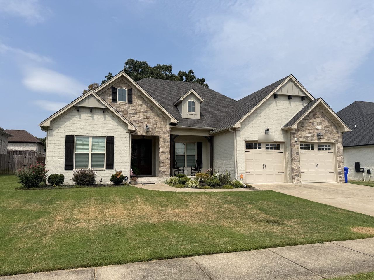 New CertainTeed Landmark shingle roof installed by Rumble Roofing after a storm claim in Conway, Arkansas
