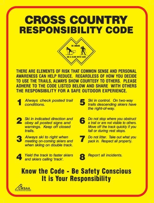 Crabbe Mountain Cross Country Safety