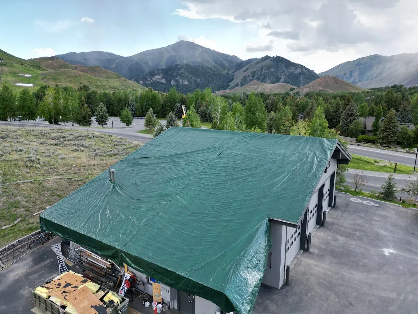 A new roofing service in Eagle, ID - Idaho Roofing Partners hard at work