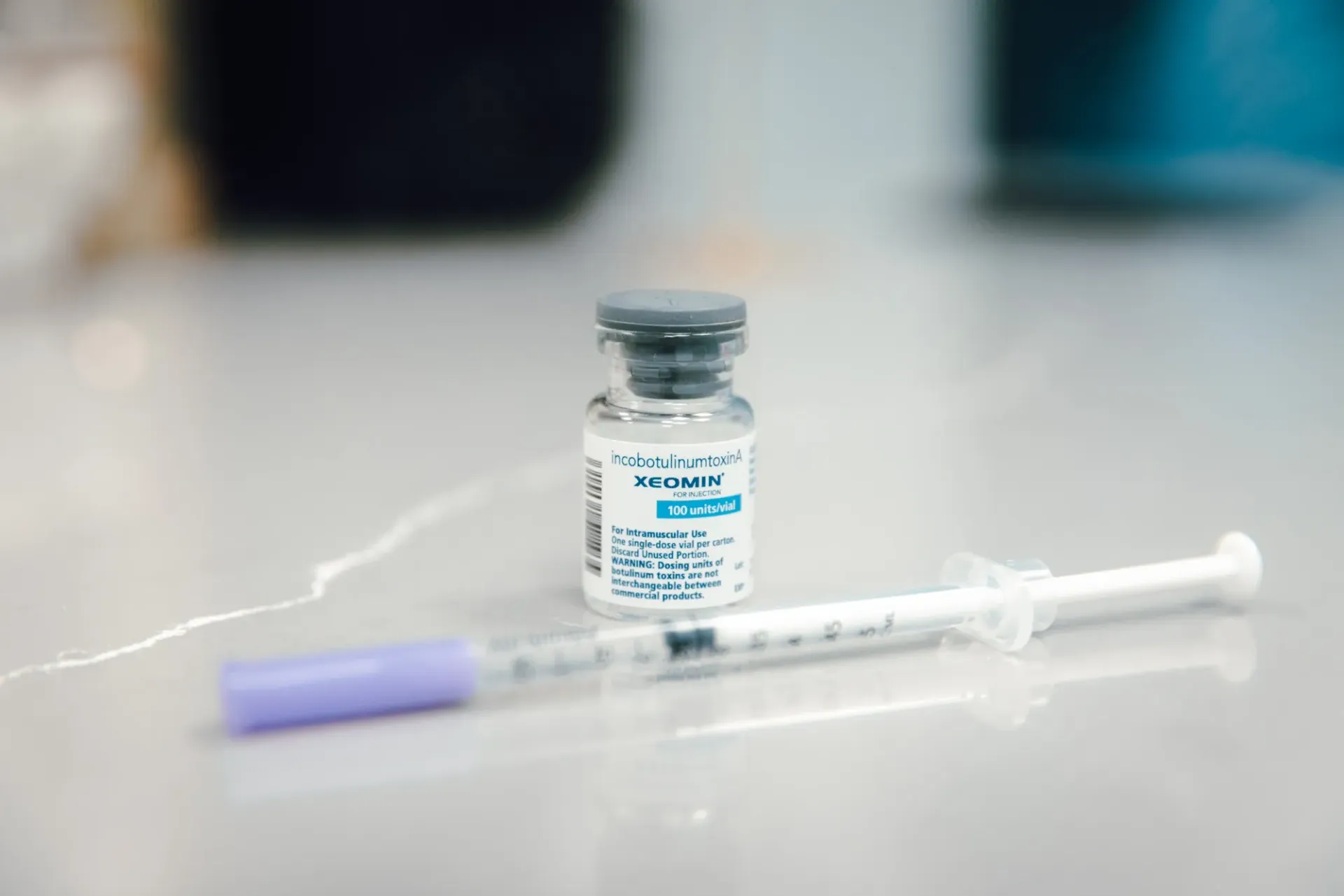 xeomin vial at the studio med spa, san marcos