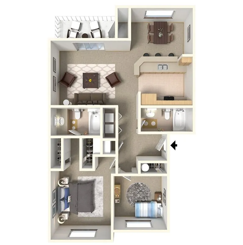 3 Bedroom Apartments for Rent