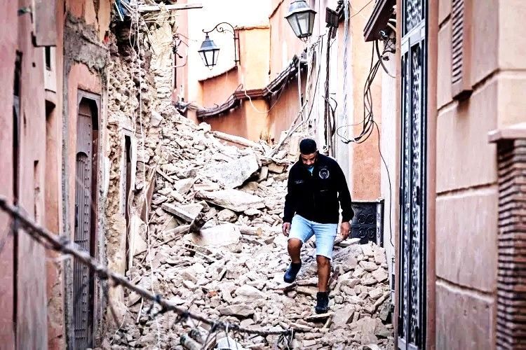 MARRAKACH AFTER EARTHQUAKE
