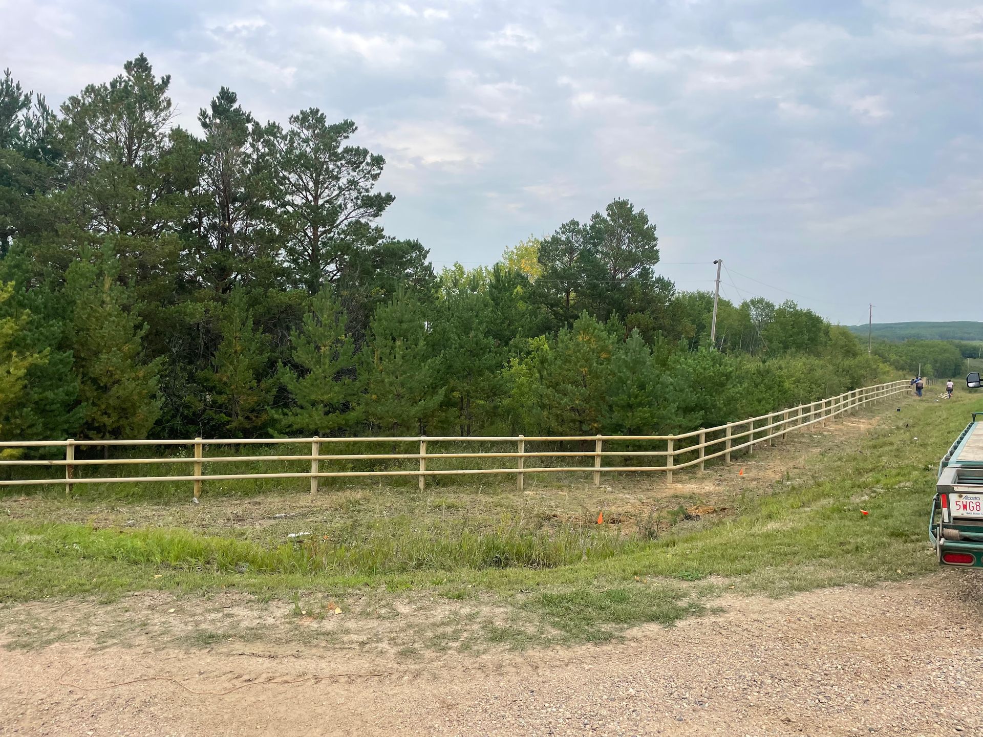 wood fencing