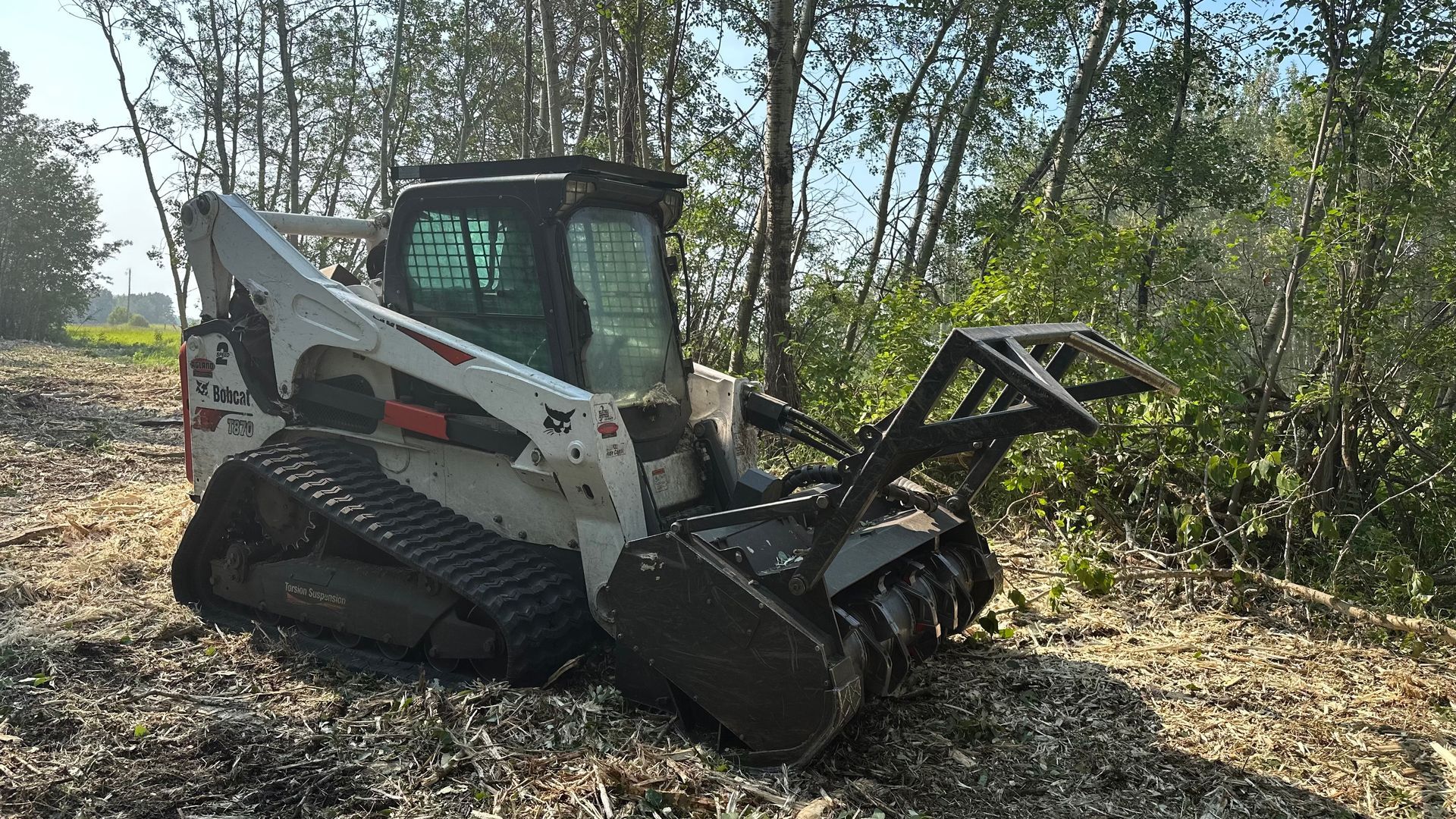 Bobcat mulcher