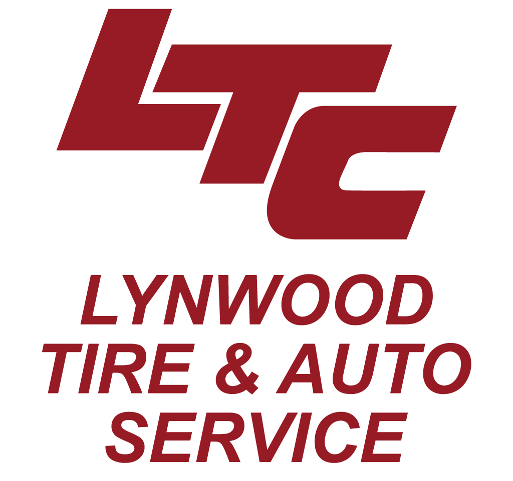 Logo for Lynwood Tire & Auto Service; red letters "LTC" above the business name.