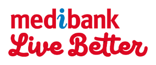 Medibank logo: Red