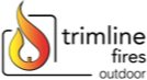 Logo: una fiamma stilizzata in una cornice quadrata, testo