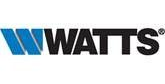 Logo dell'azienda WATTS con una