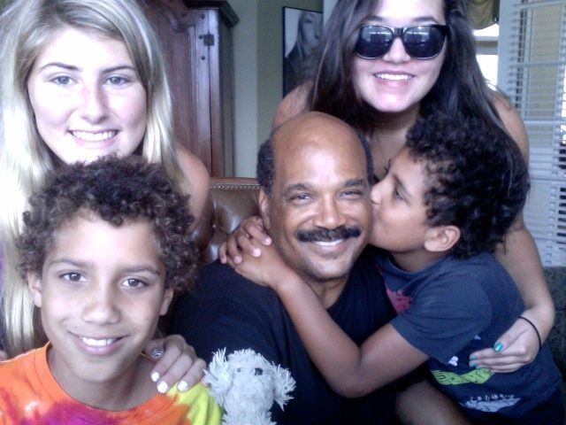 Mark McEwen with his kids