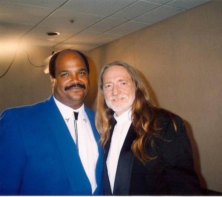 Mark with Willie Nelson