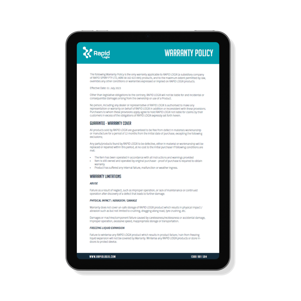 rapid logix warranty policy preview