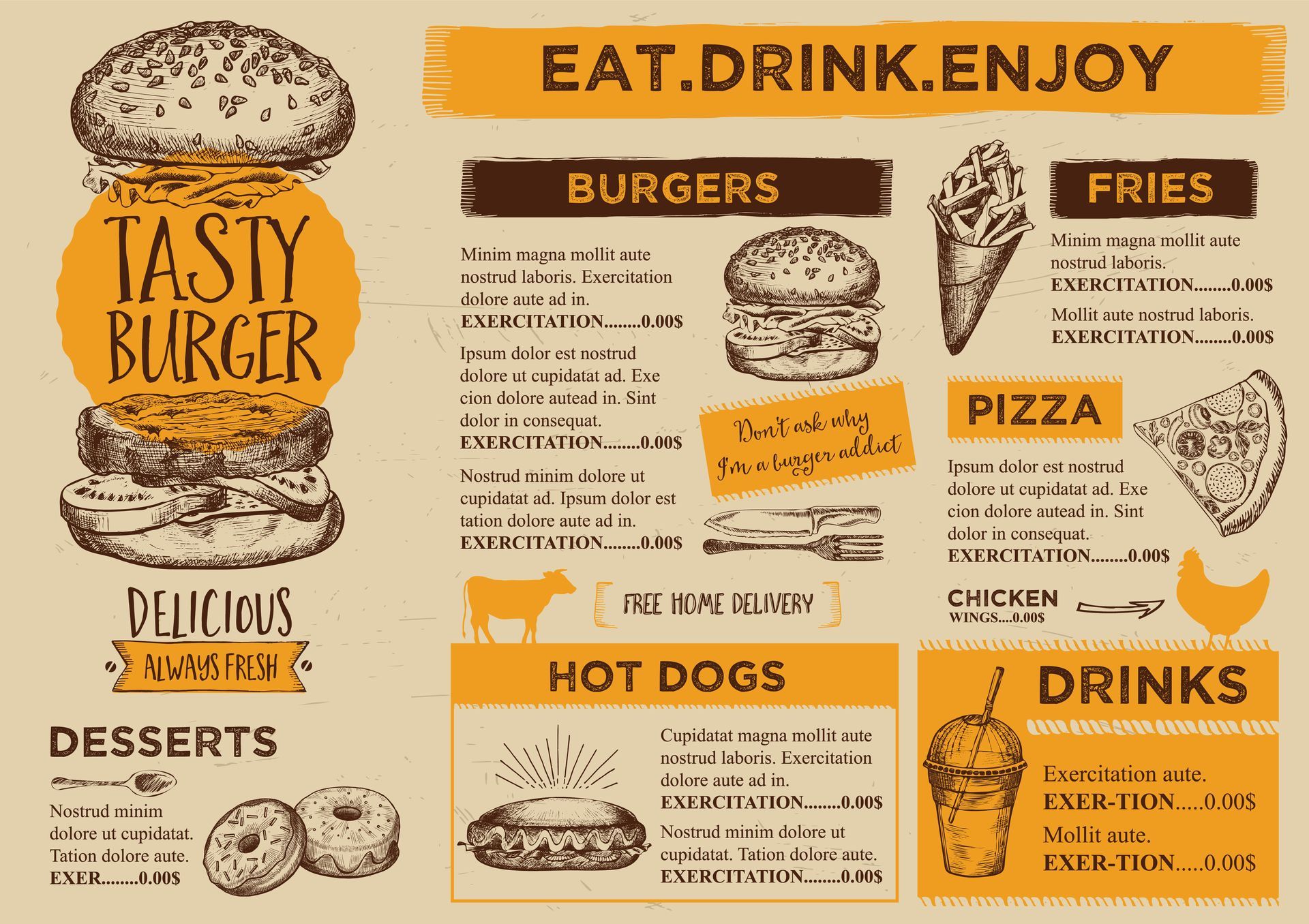 Avondale Fast Menu Printing