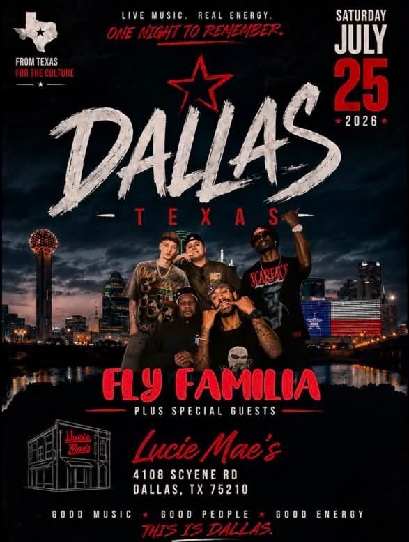 Final Tour 713 flyer - July 25, 2026, Lucie Mae's, Dallas, TX