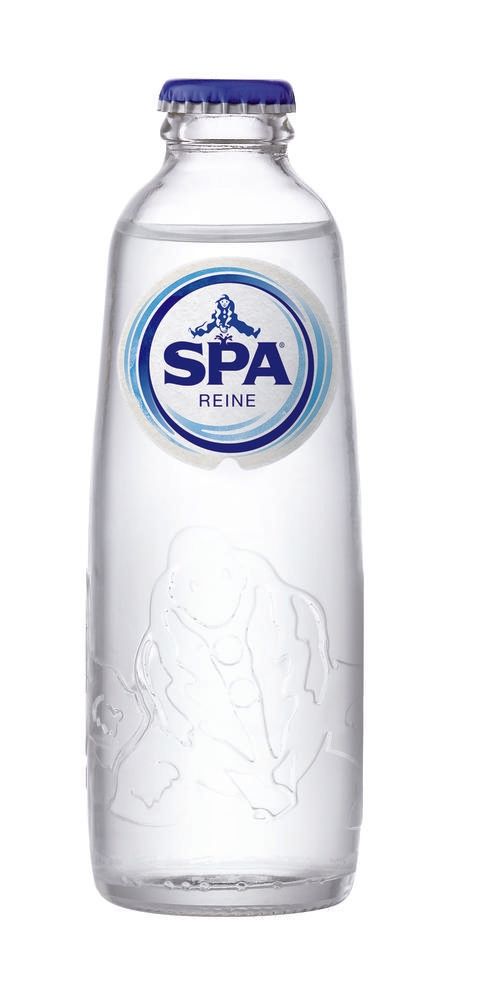 Spa blauw platt 0,2 Glas