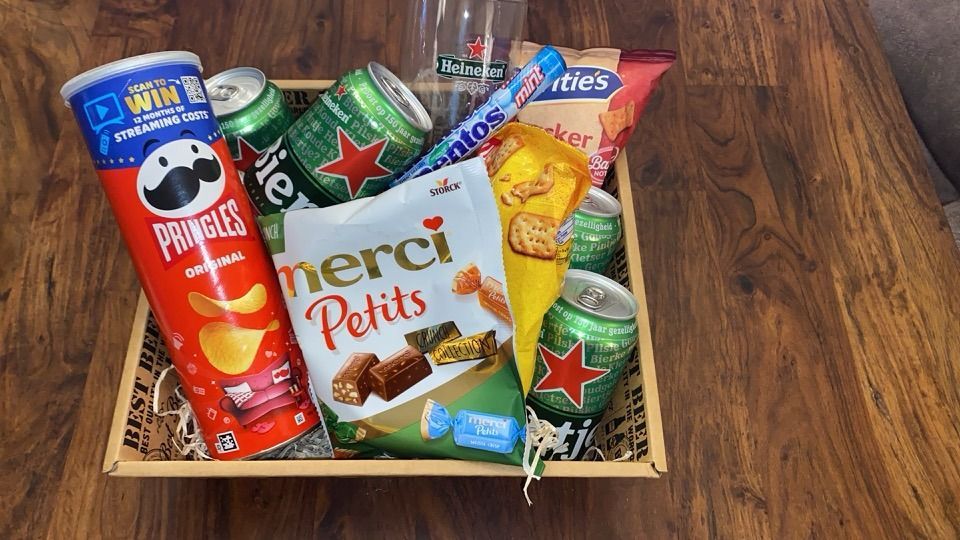 Bierbox Pringles met Heineken Vanaf 20,00