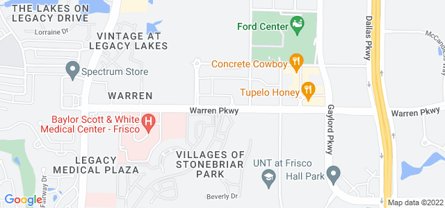 Map of business location