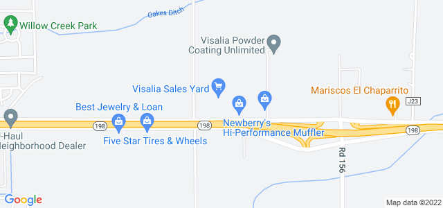 Map of business location