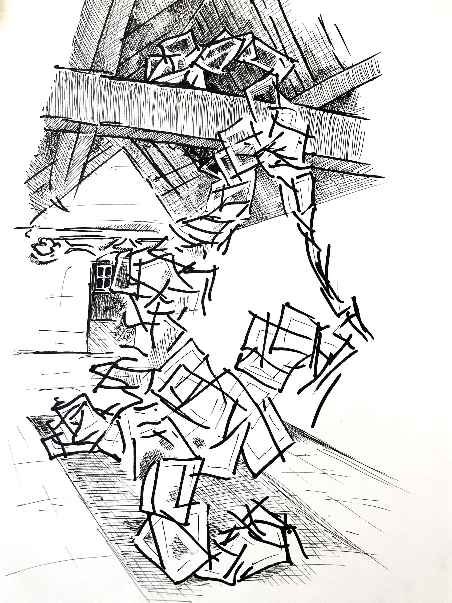 contemporary artist sculpture, multidisciplinary artist UK, sculpture and installation artist, David Booth MRSS, drawing, Fine Artist