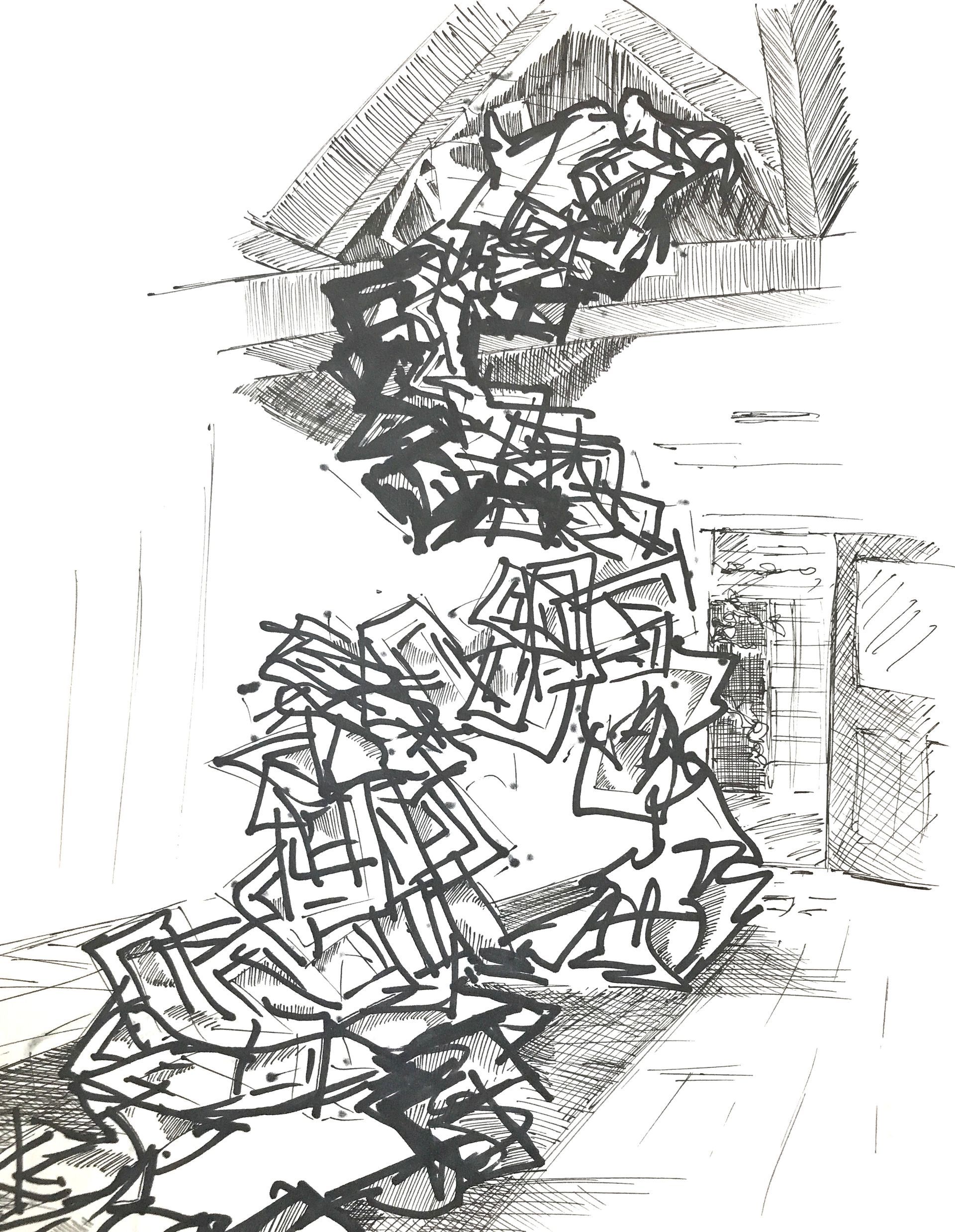 contemporary artist sculpture, multidisciplinary artist UK, sculpture and installation artist, David Booth MRSS, drawing, Fine Artist