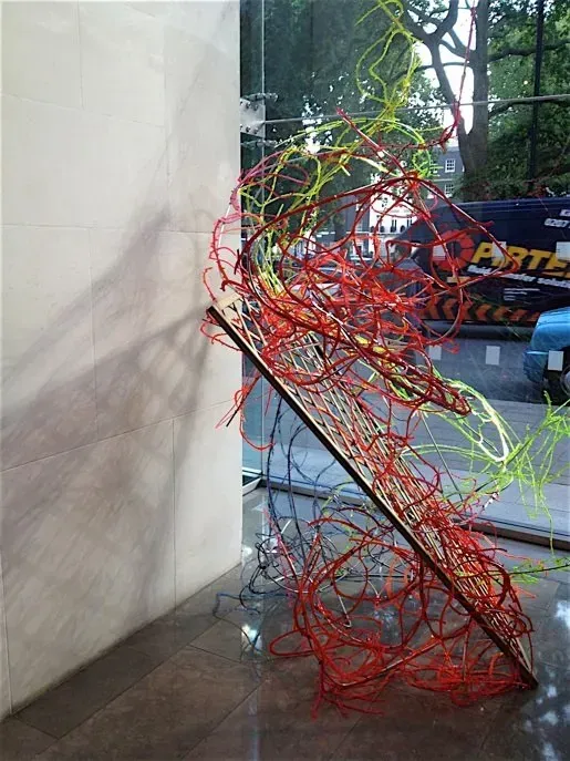 contemporary artist sculpture, multidisciplinary artist UK, sculpture and installation artist, David Booth MRSS, mayfair