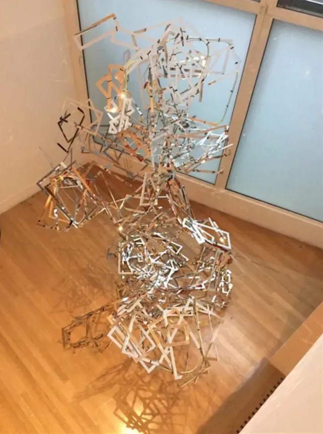 contemporary artist sculpture, multidisciplinary artist UK, sculpture and installation artist, David Booth MRSS