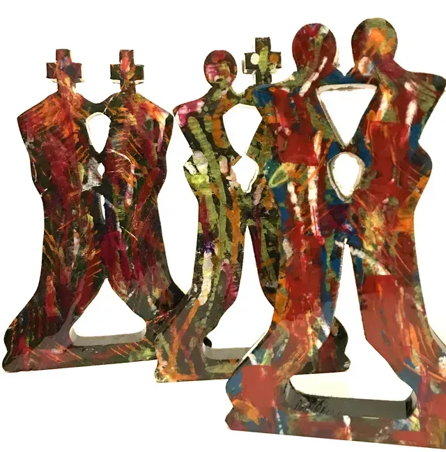 contemporary artist sculpture, multidisciplinary artist UK, sculpture and installation artist, David Booth MRSS, lovechess, chess, diversity