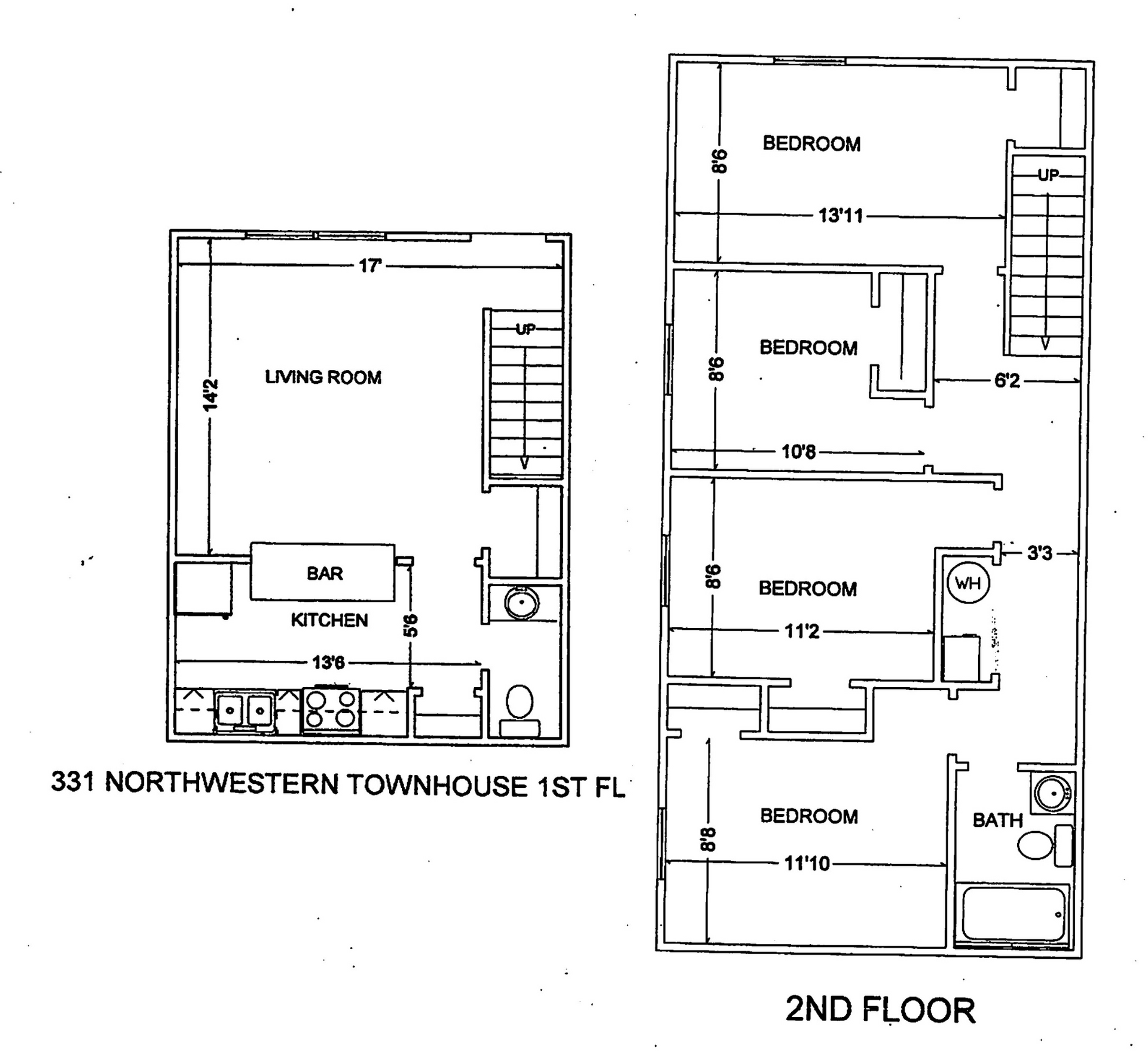 331 Northwestern Ave floor plan
