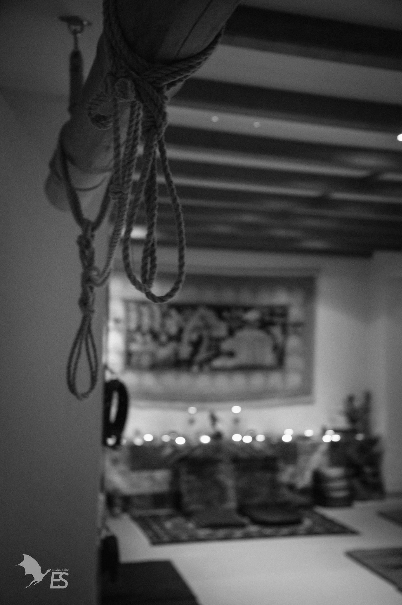 Ropes used in ConSensual for bondage practices, representing connection, trust, andpresence. Photo by Sam Kauranne (Studio ES).