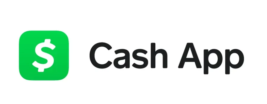 Cash App logo: green square with white dollar sign beside black “Cash App” text