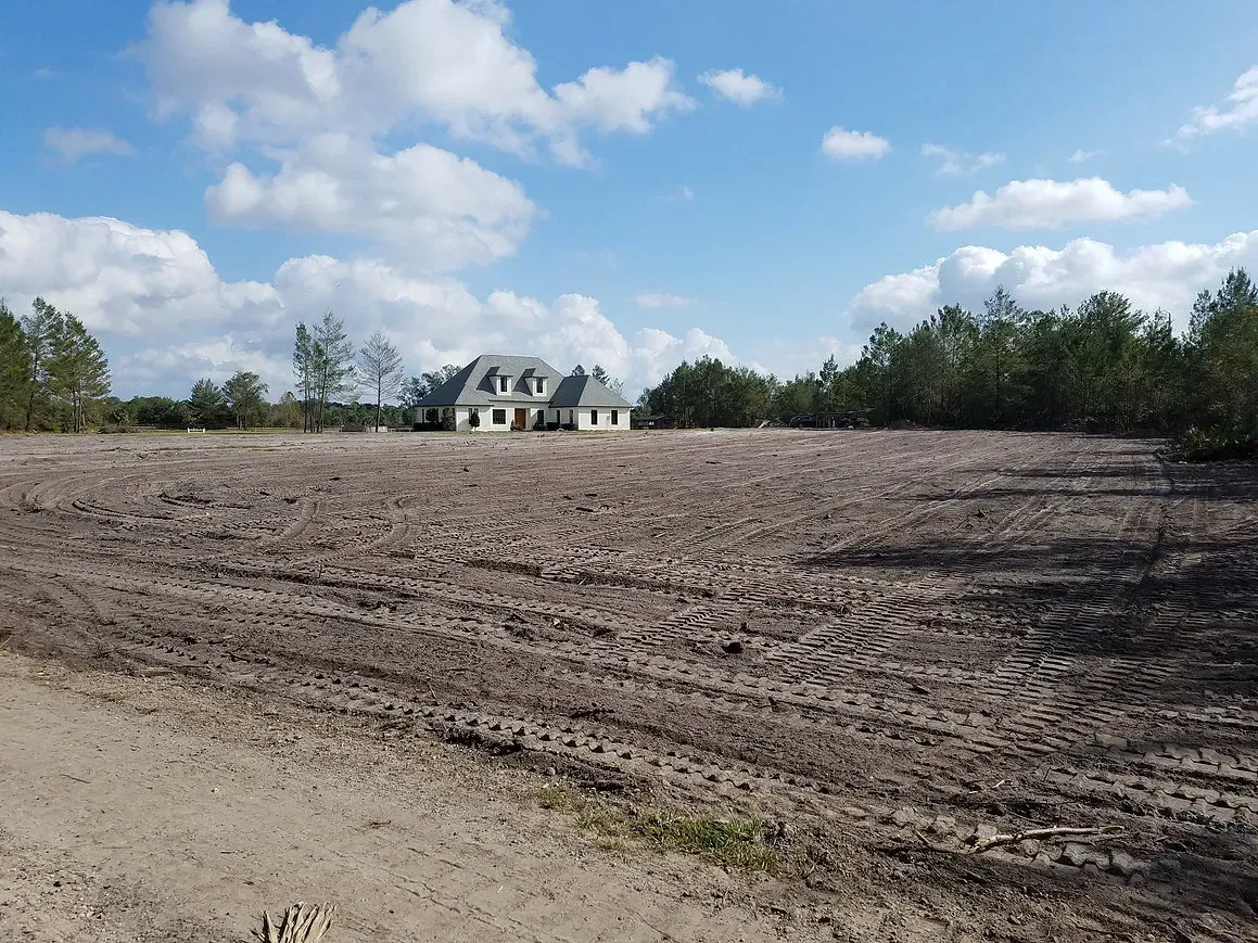 Residential grading contractor in Montgomery County, Texas.