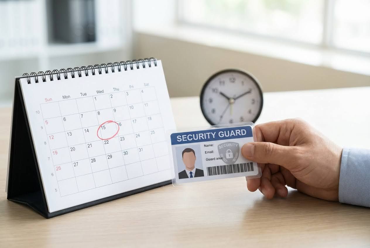How Long a Guard Card Remains Active