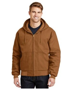 Duck Cloth Hooded Work Jacket