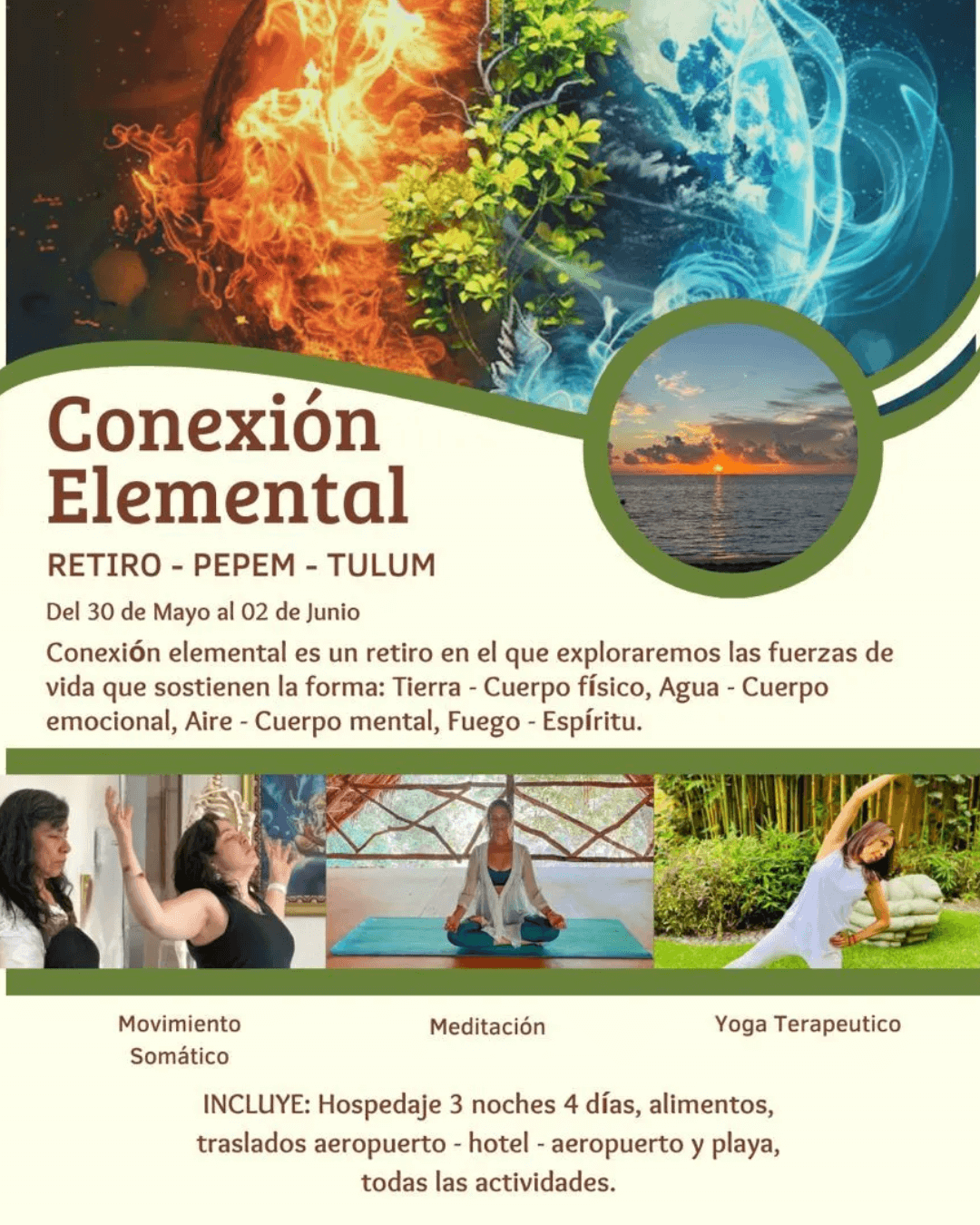 Flyer Conexion elemental