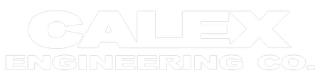White embossed “CALIEX ENGINEERING CO.” logo on a light background.