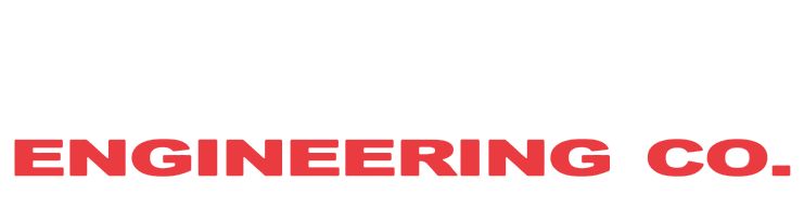 Red “ENGINEERING CO.” text on a white background.