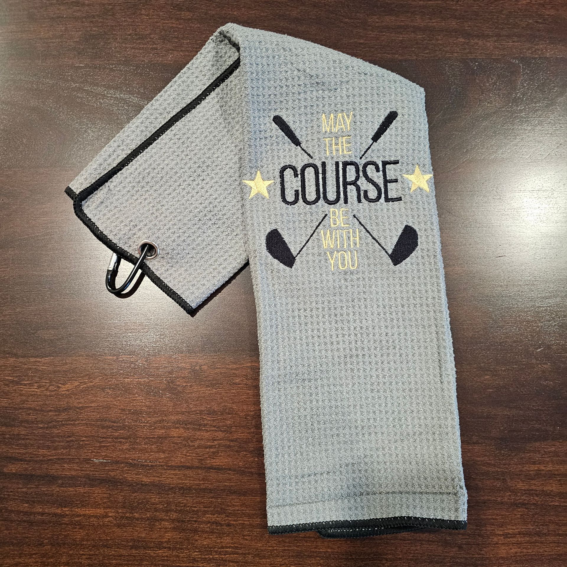 Golf Towel,  lt gray
