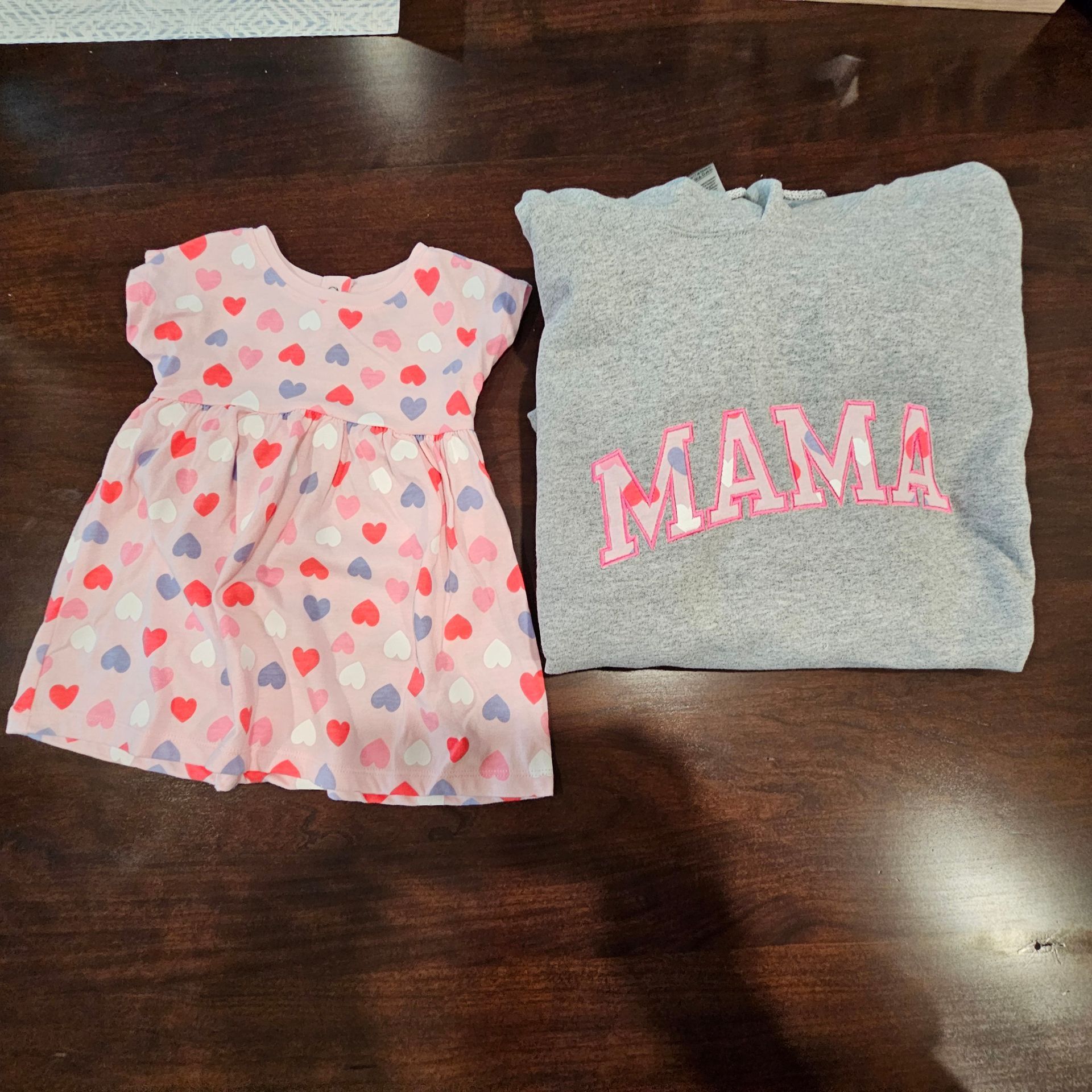 Mama Sweatshirt and matching dress
