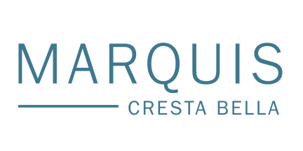Marquis Cresta Bella logo in blue text on a white background