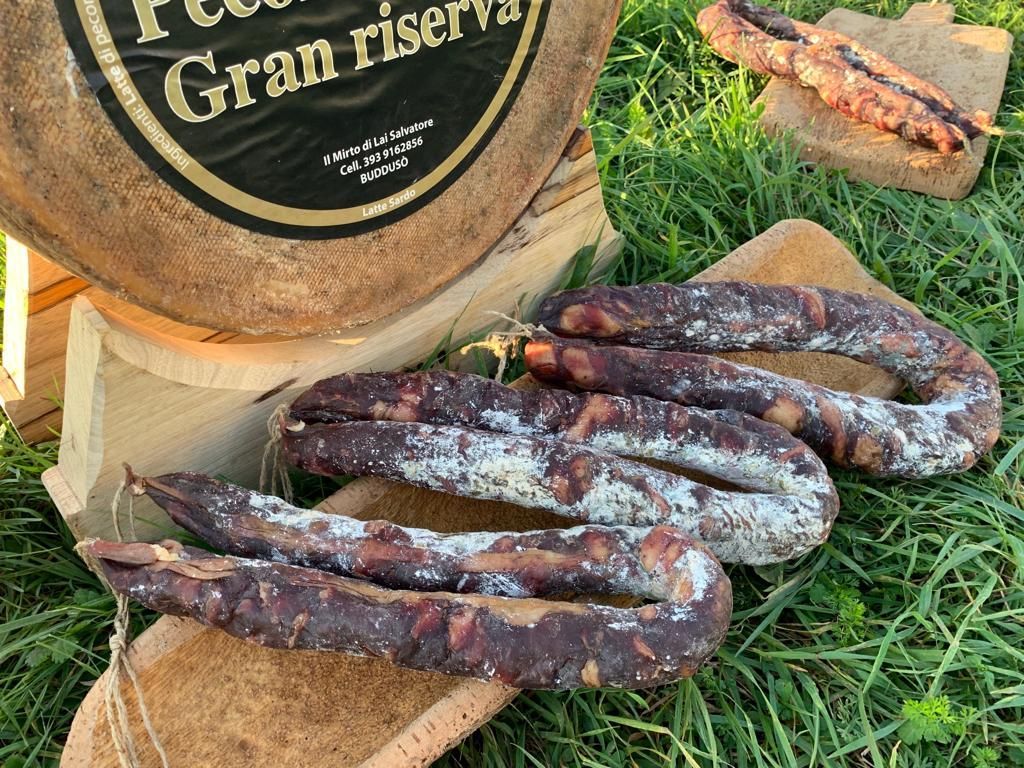 formaggio e salsiccia