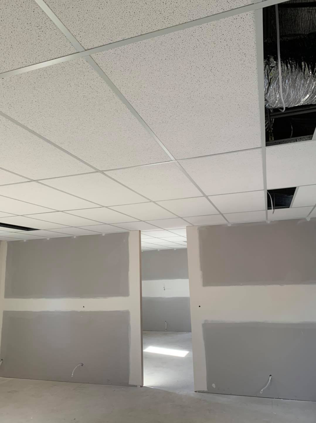 Office White Ceiling — Greater Sydney & Blue Mountains, NSW — All Aussie Plastering & Maintenance